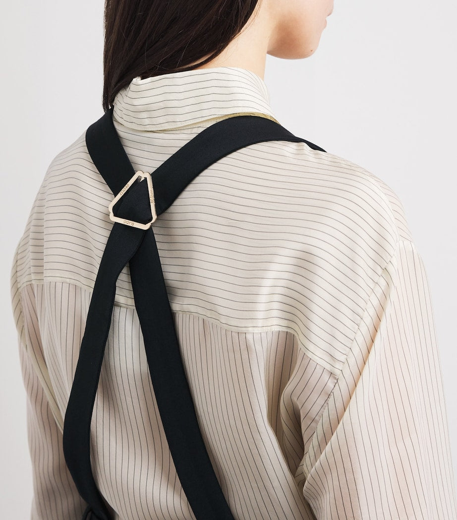 Pinafore Mini Dress NAVY