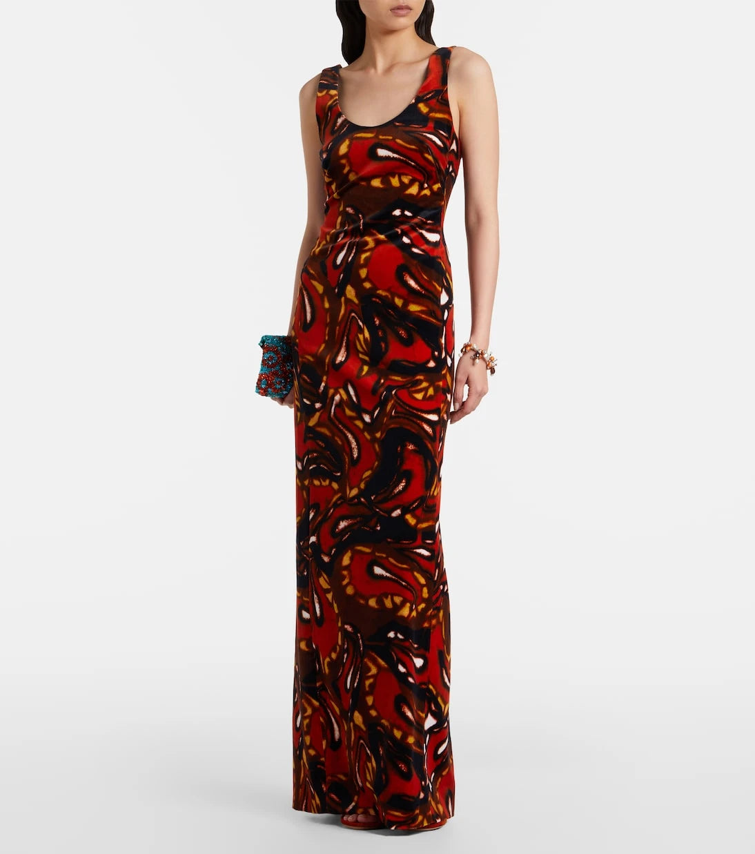 Dries Van Noten - Debant printed cotton-blend maxi dress