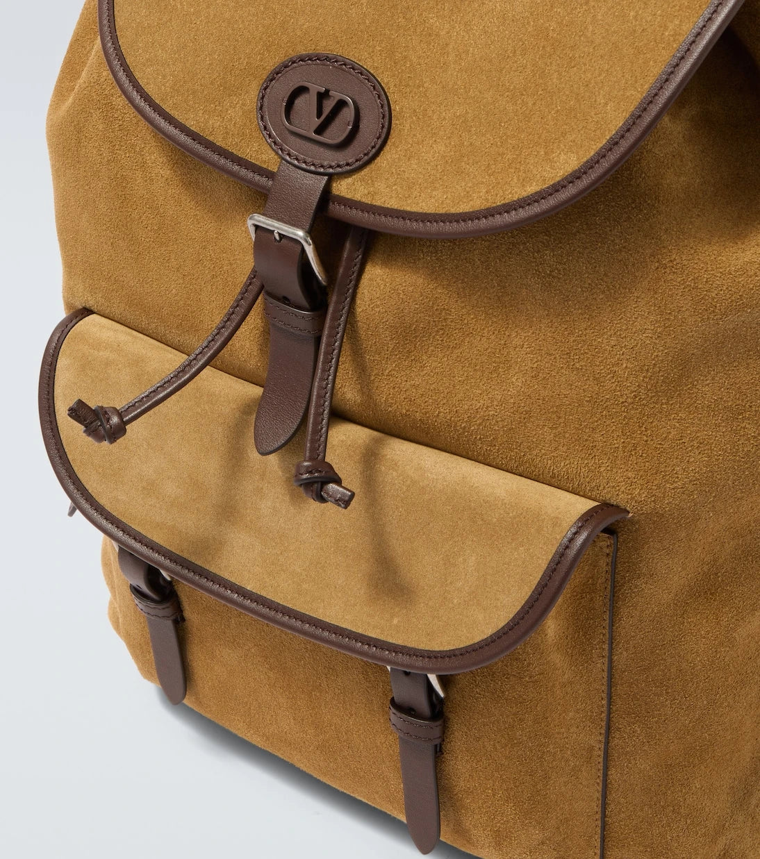 Valentino Garavani - VLogo suede backpack
