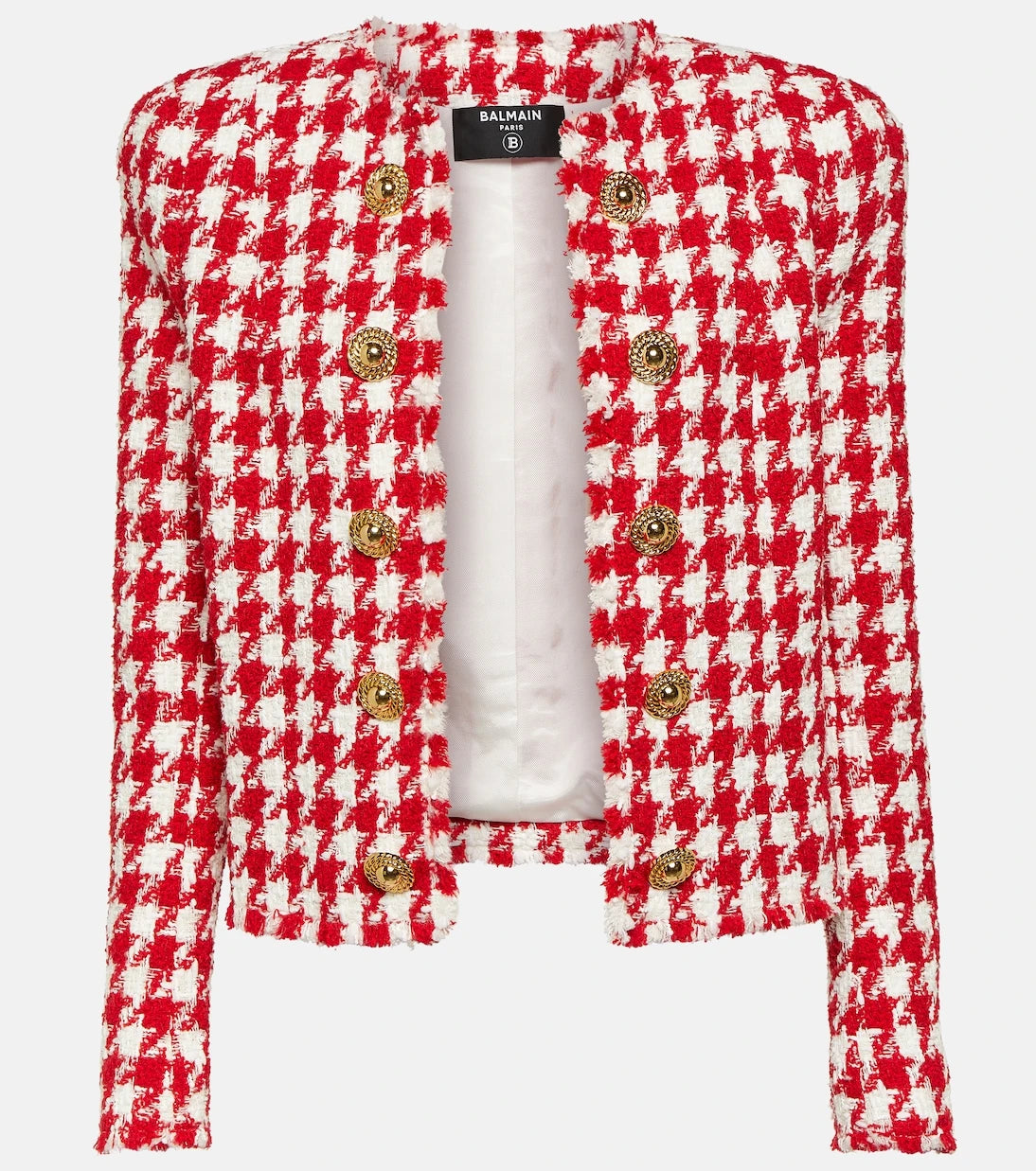 Balmain - Houndstooth tweed jacket