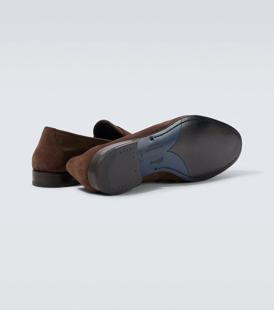 Brioni - حذاء لوفر Appia الجلدي بقصّة البيني