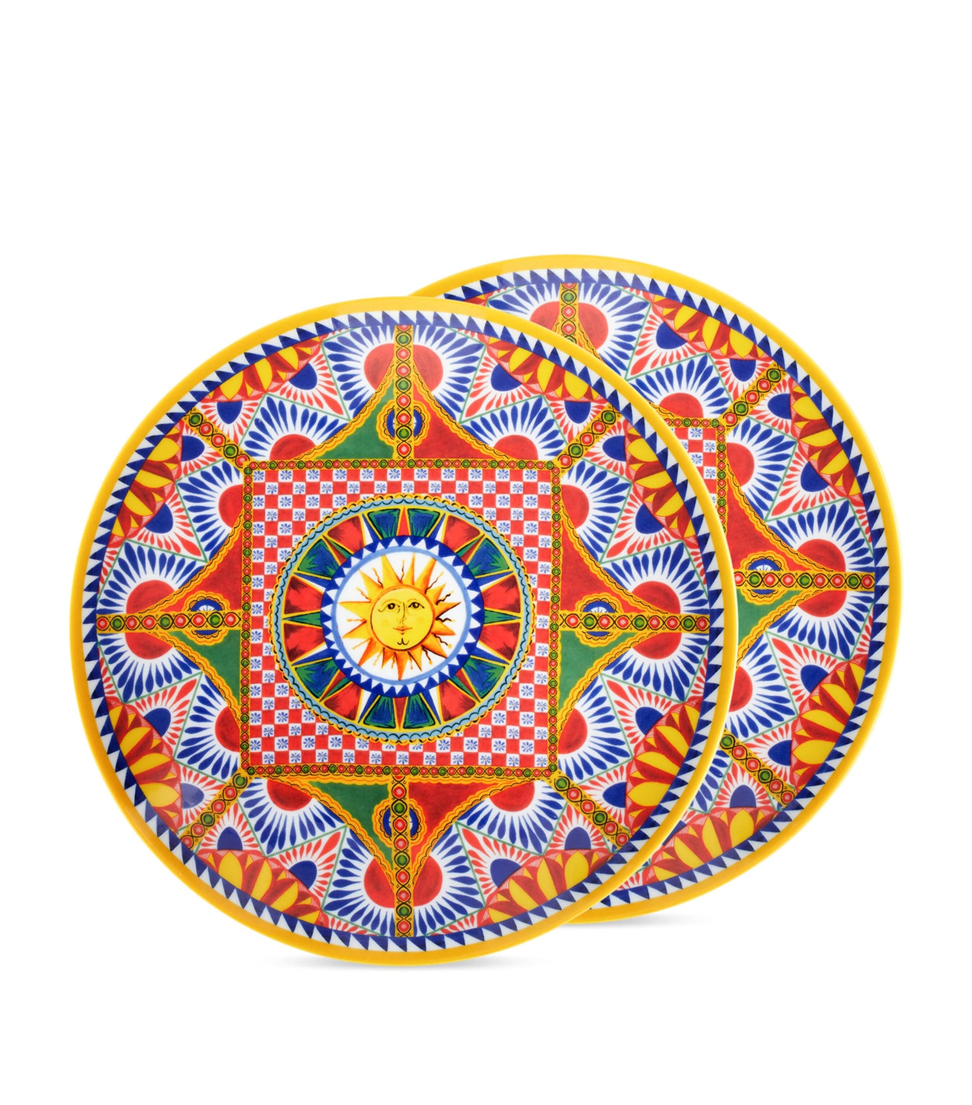 Dolce & Gabbana Casa Set of 2 Carretto Plates (26cm)