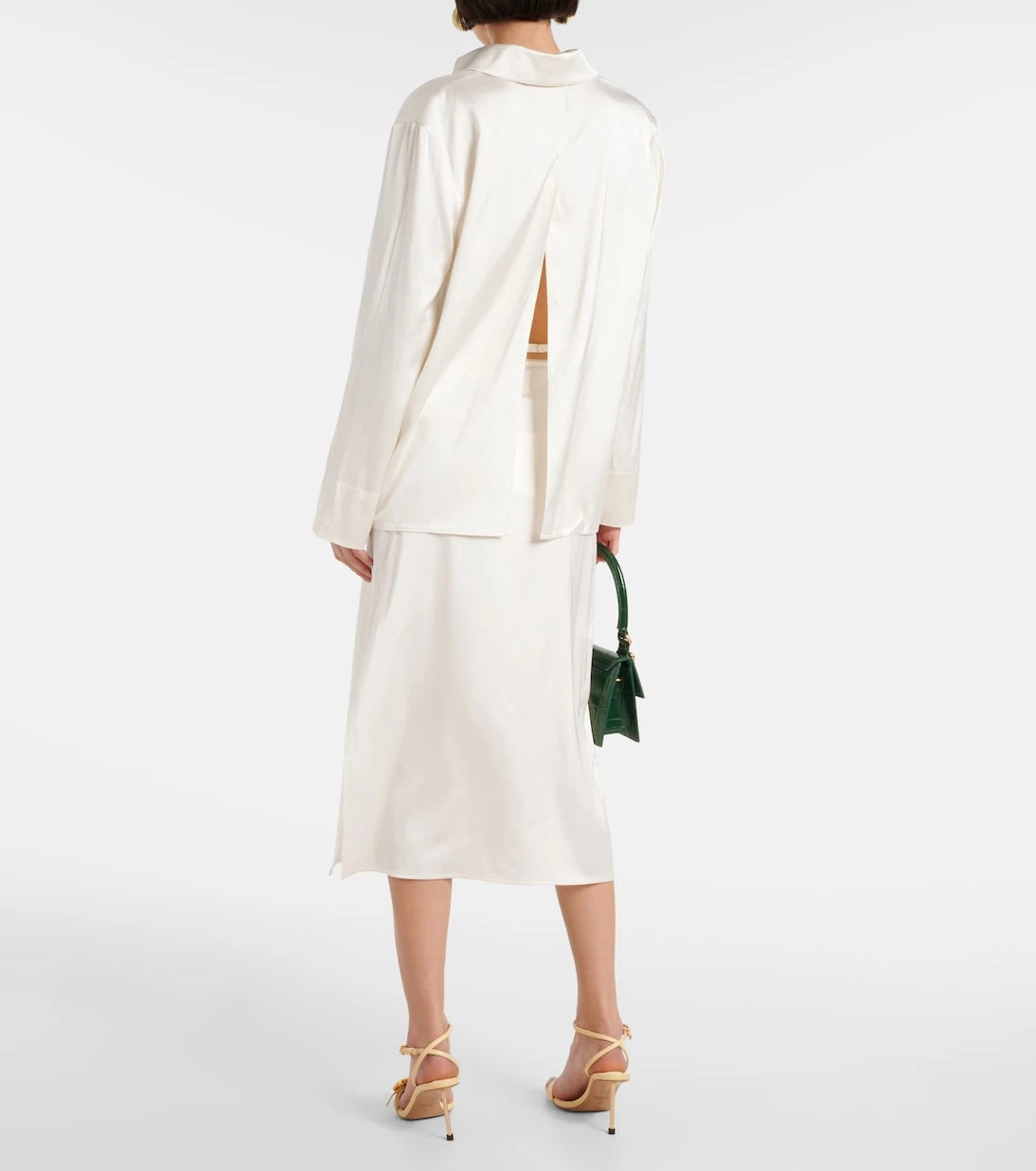 Jacquemus - La Chemise Notte satin top