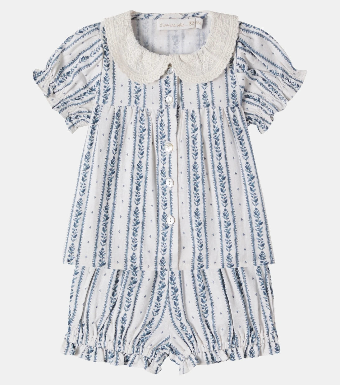 C'era Una Volta - Baby Eugenia blouse and bloomers set