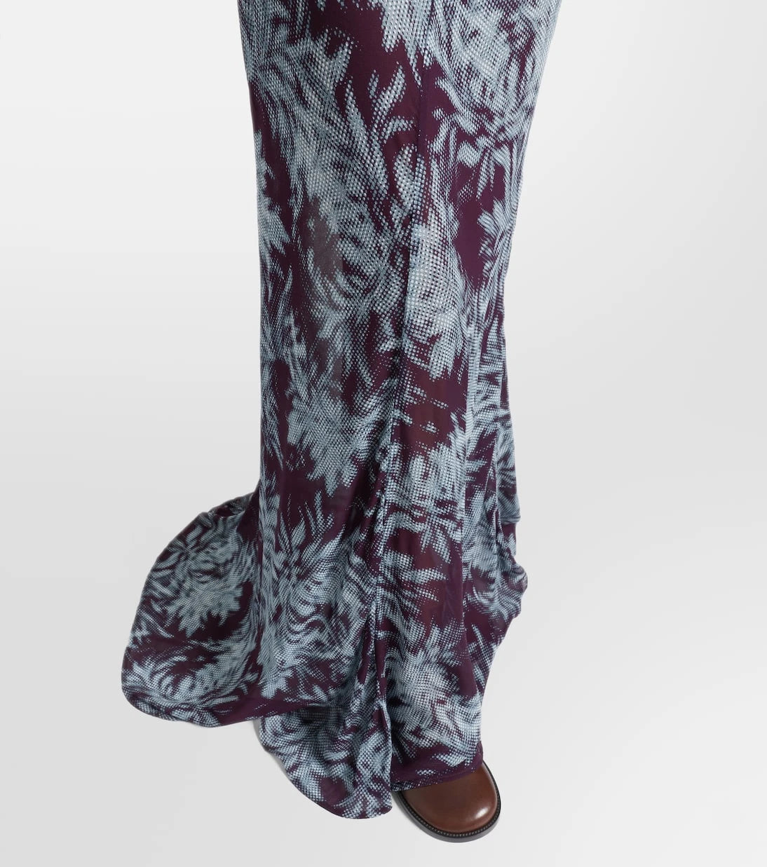 Dries Van Noten - Printed chiffon gown