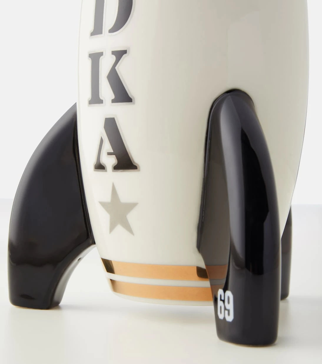 Jonathan Adler - Vice striped porcelain decanter