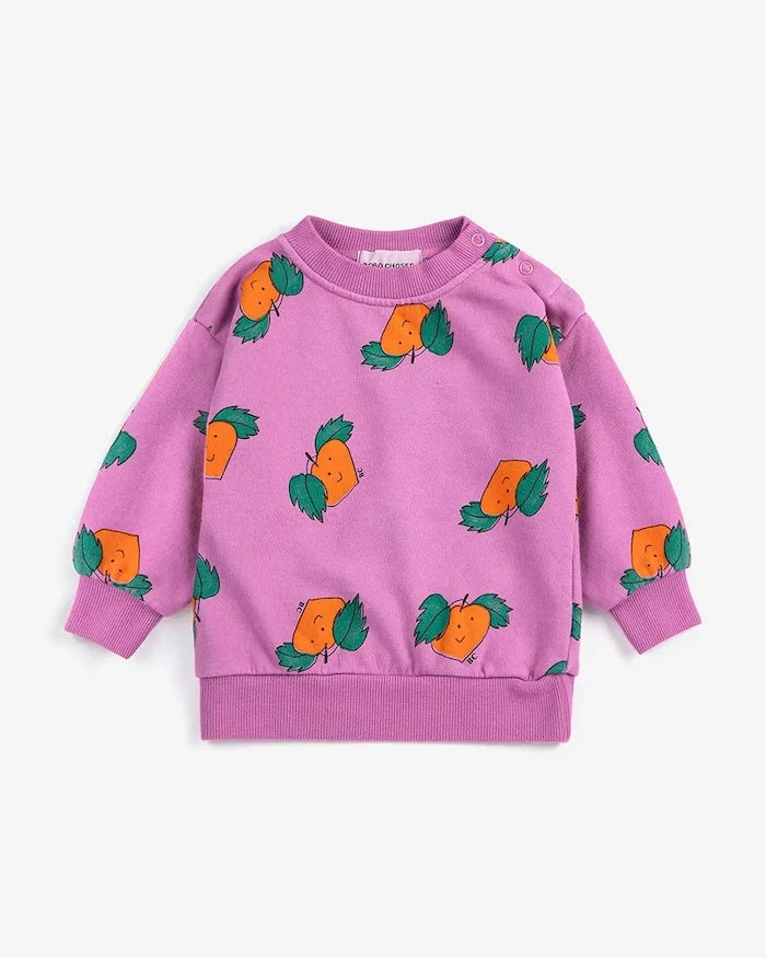 Bobo Choses Tangerine Çocuk Pamuklu Sweatshirt