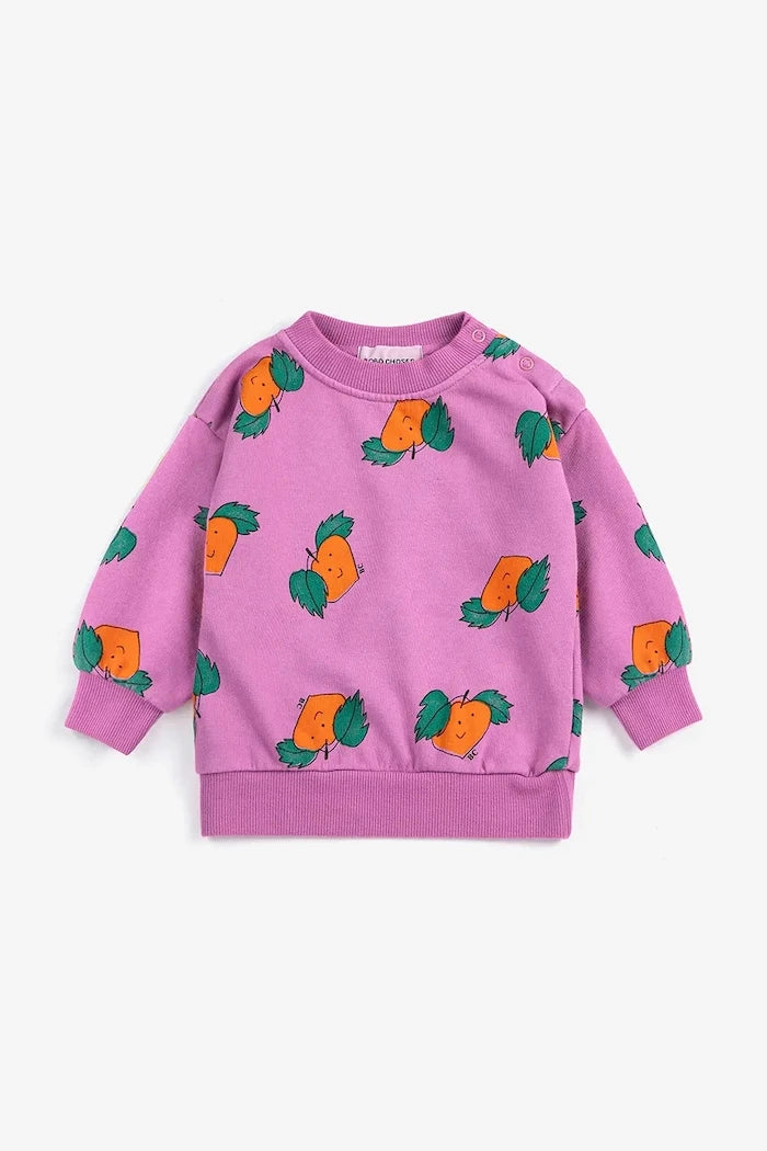 Детски памучен суичър Bobo Choses Tangerine