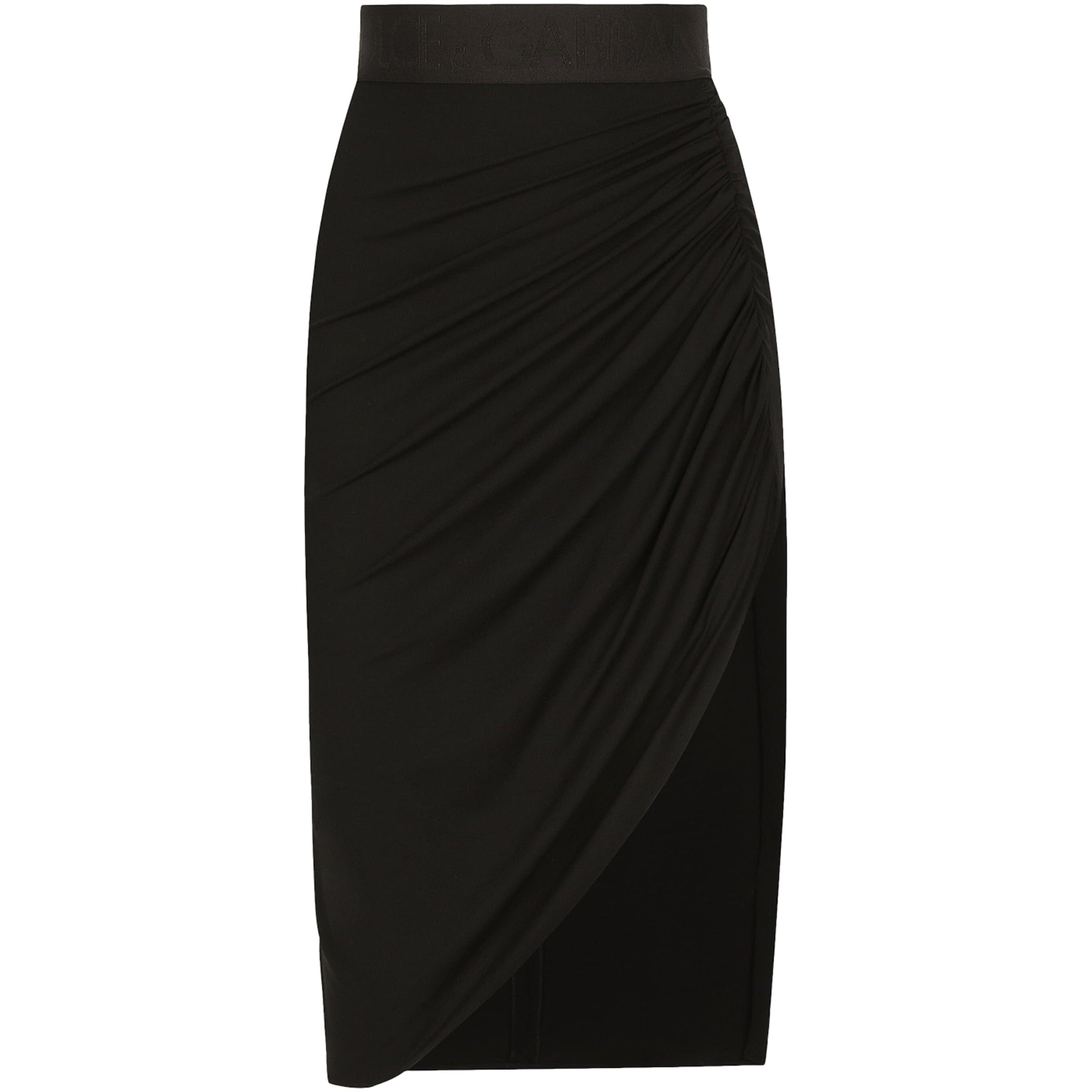 Dolce & Gabbana Multi Ruched Pencil Skirt