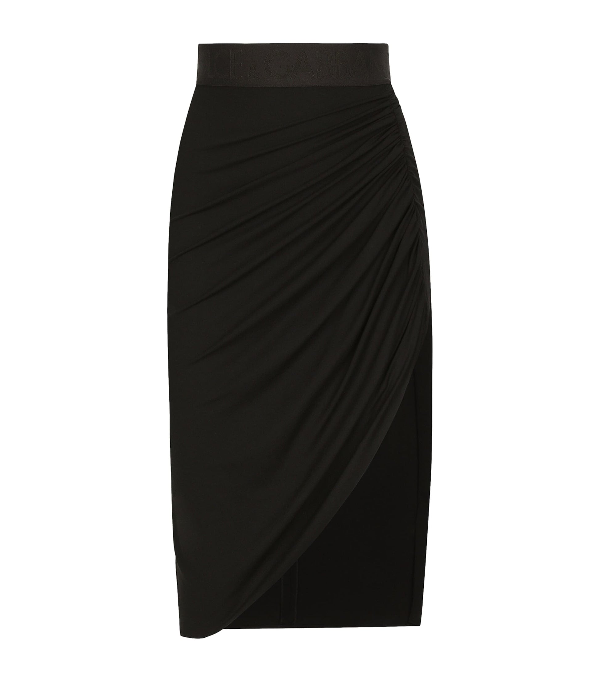 Dolce & Gabbana Multi Ruched Pencil Skirt