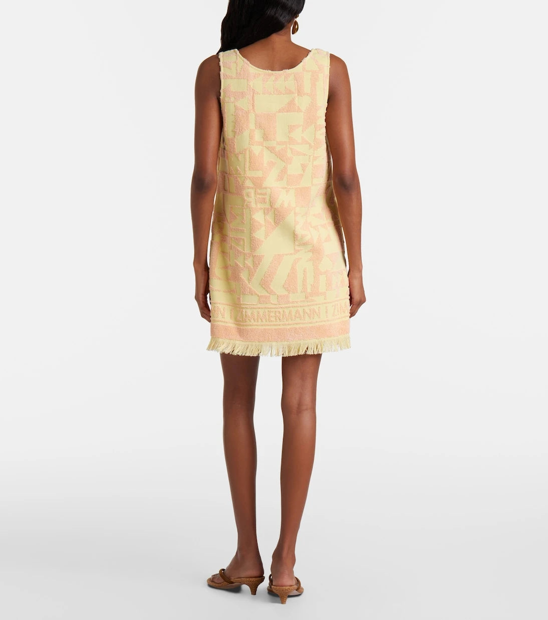 Zimmermann - Solstice Towelling cotton terry minidress