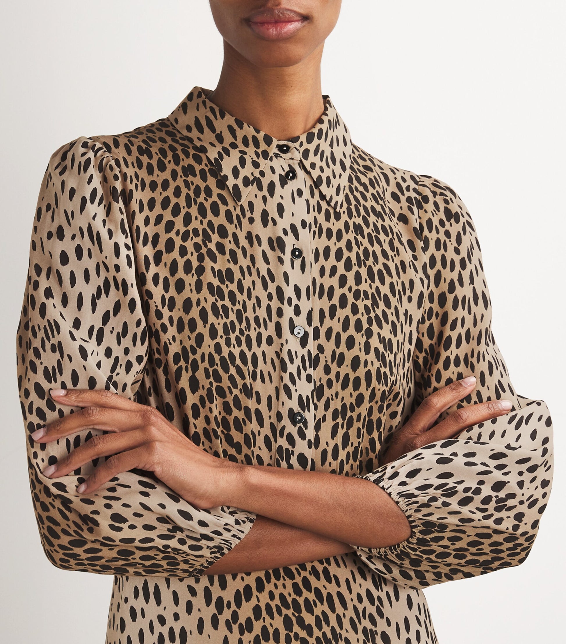 Antelope Spot Print Izzy Midi Dress