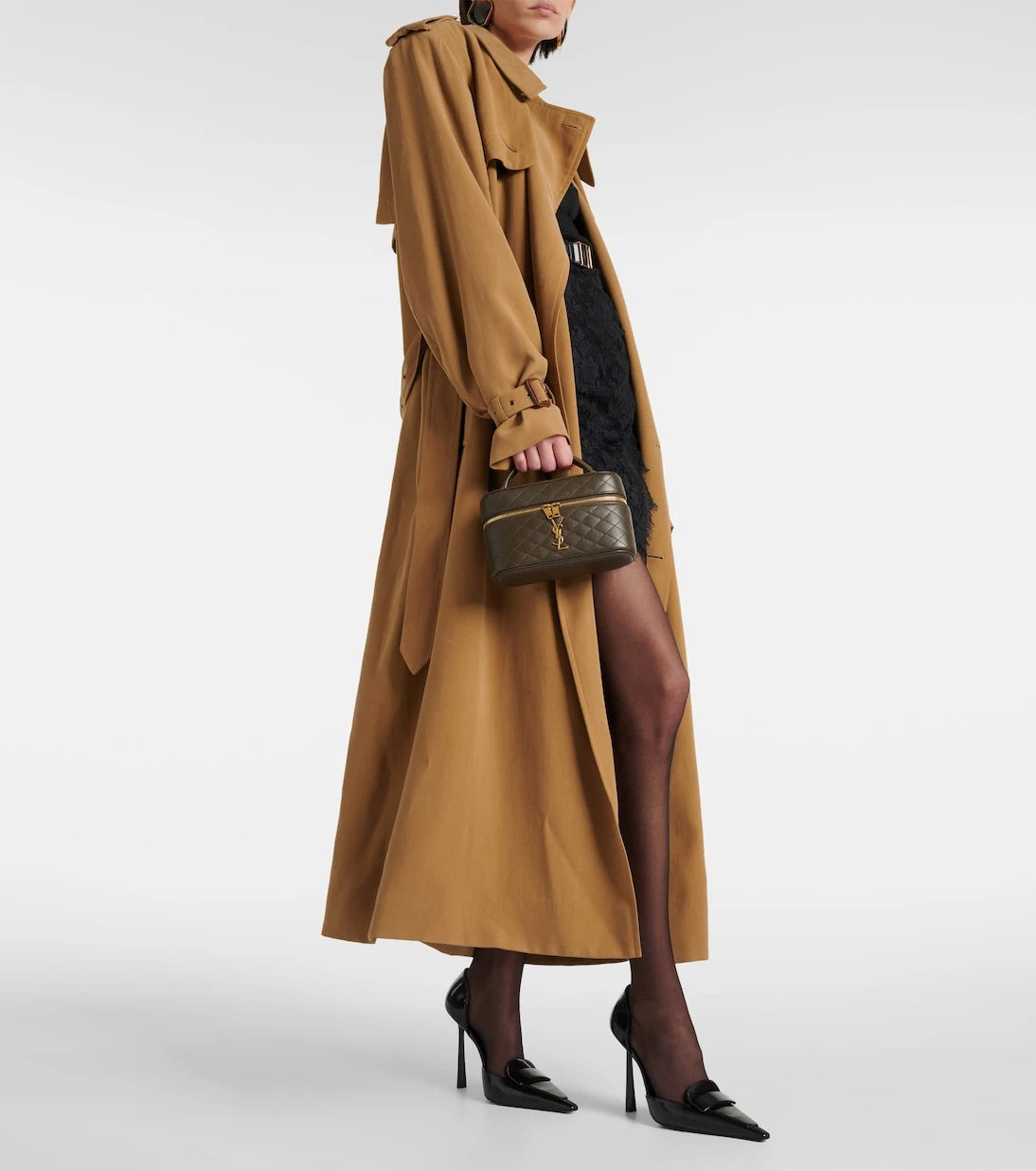 Saint Laurent - Gaby leather vanity bag