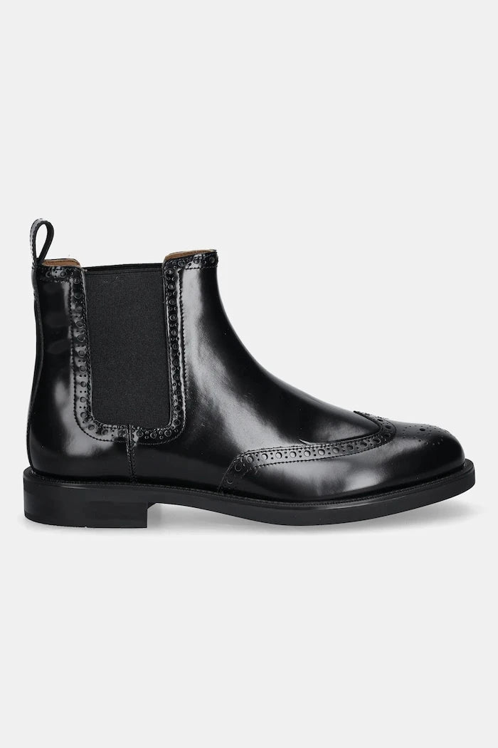 Кожени боти челси Tommy Hilfiger HILFIGER VOGUE LTH A BROGUE BOOT