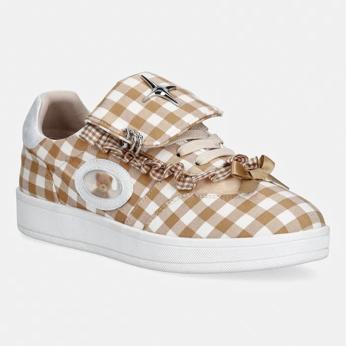Koi Footwear Magic Teddy Bear Gingham Flat Shoes маратонки дамски