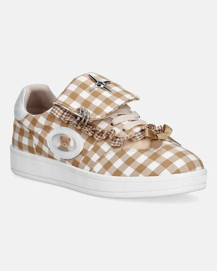 Koi Footwear Magic Teddy Bear Gingham Düz Ayakkabılar маратонки дамски