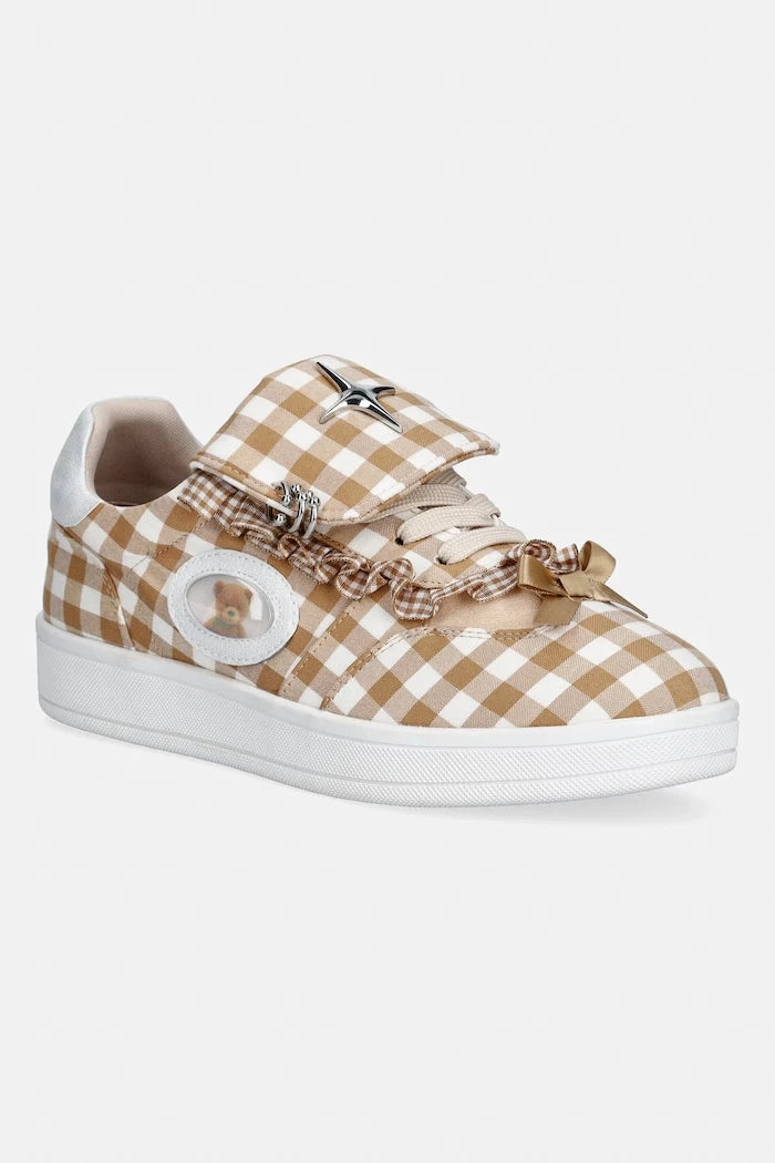 Koi Footwear Magic Teddy Bear Gingham Flat Shoes маратонки дамски
