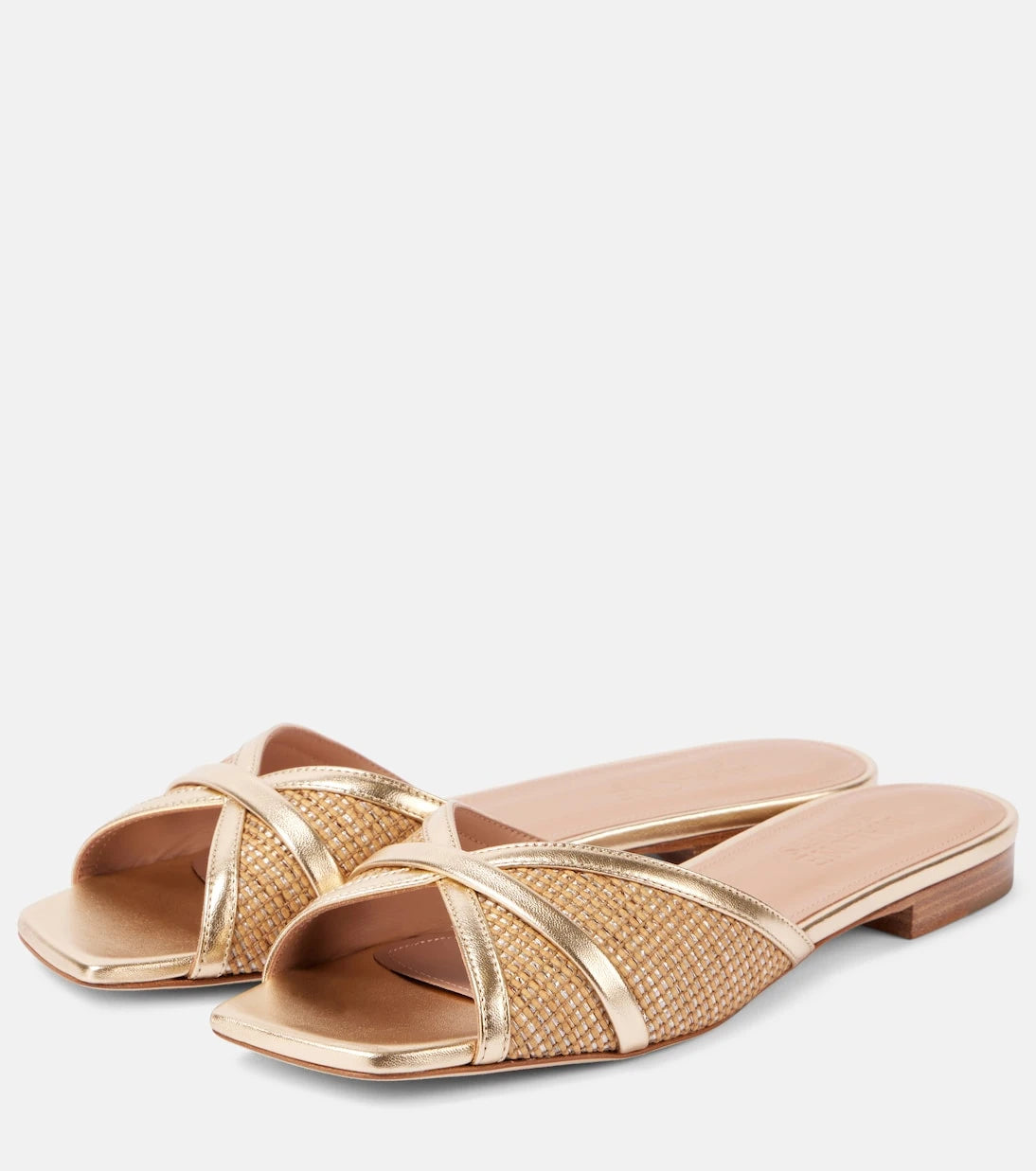 Malone Souliers - Perla raffia sandals