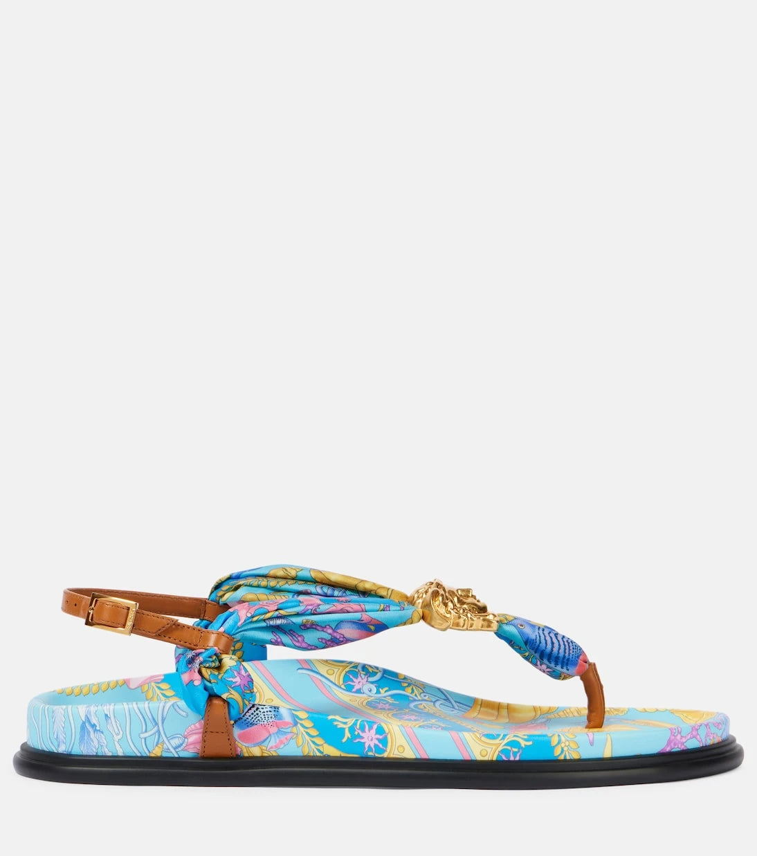 Versace - La Medusa printed thong sandals