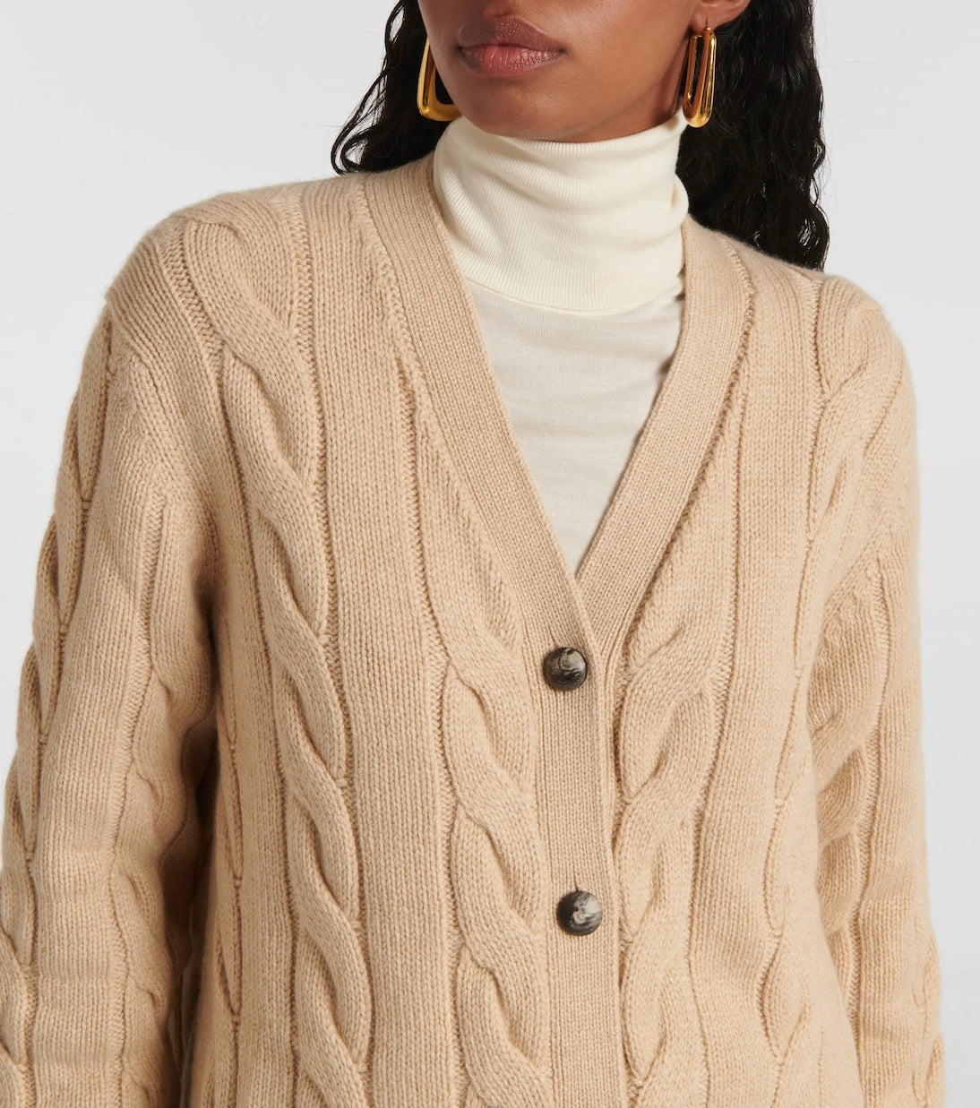 Loro Piana - Napier cashmere cardigan