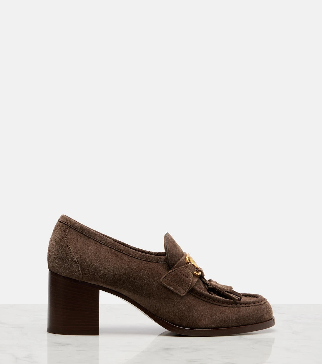 Valentino Garavani - VLogo 60 suede loafer pumps