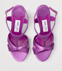 Purple Kesia 120 Satin Sandals