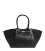 Leather New York Tote Bag BLACK