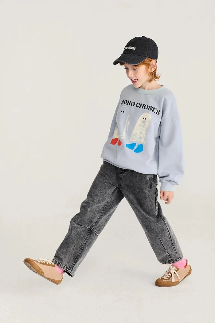Bobo Choses Çocuk Pamuklu Sweatshirt Booty Ghosts