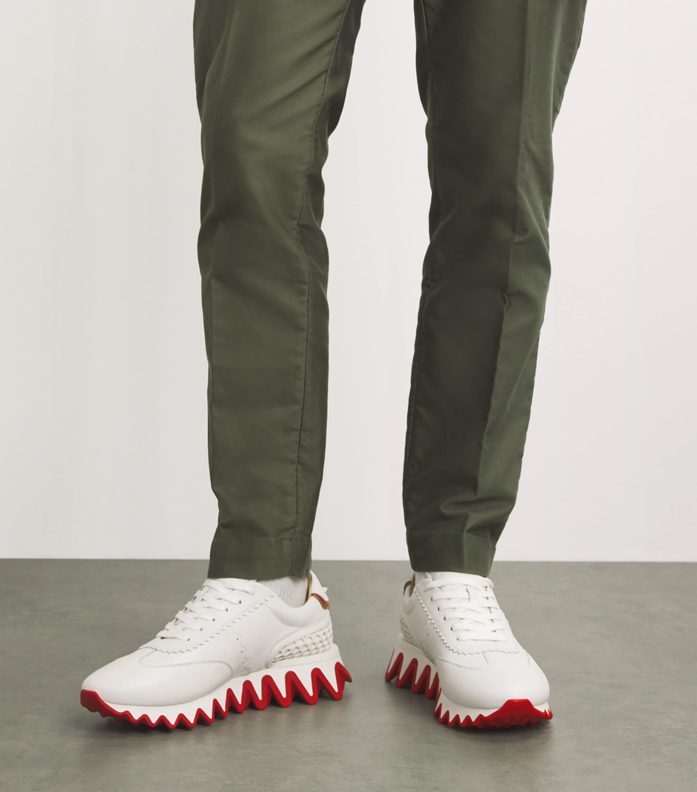 Loubishark Leather Sneakers