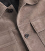 Brown Suede Overshirt