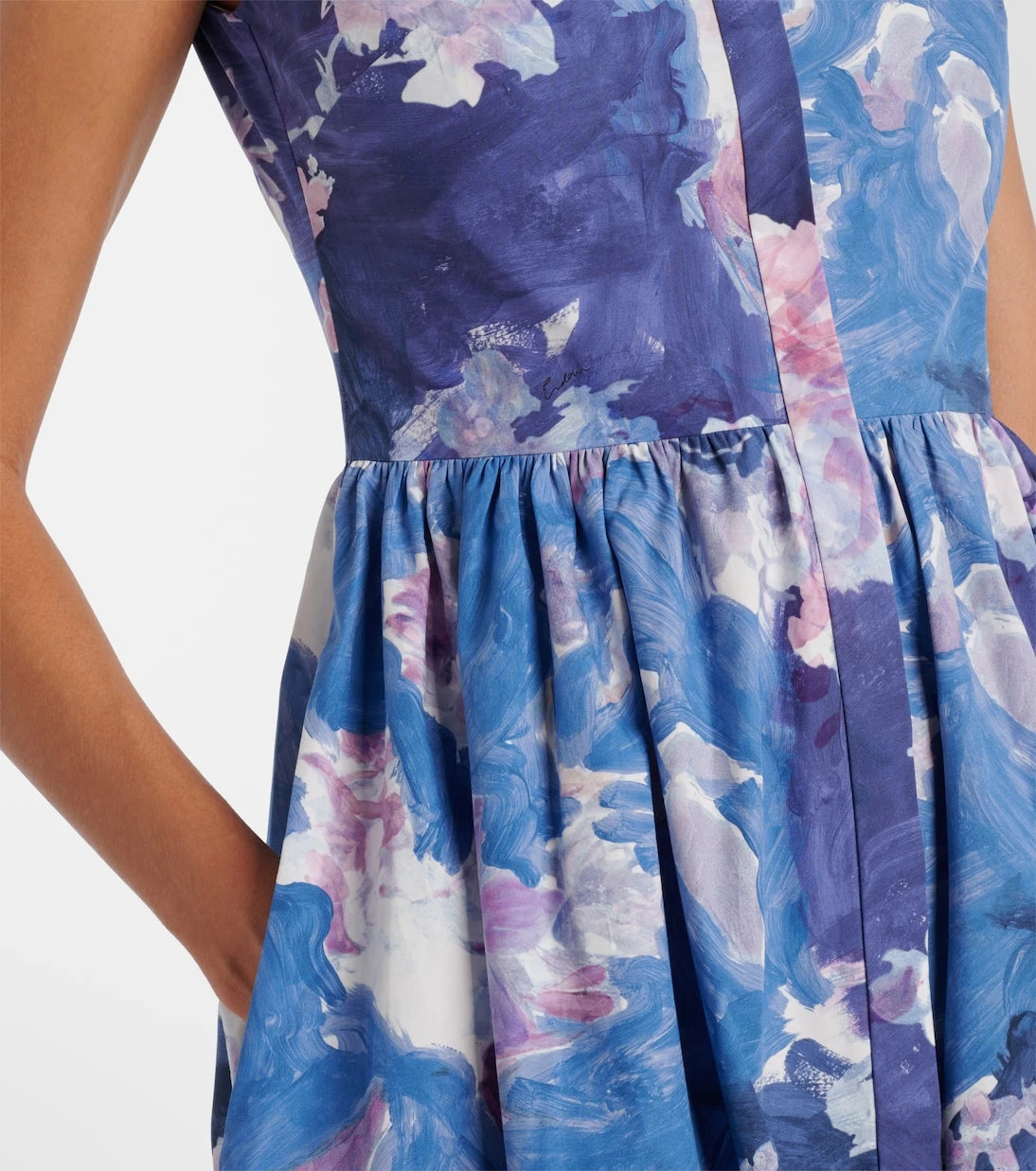 Erdem - Flared floral midi dress