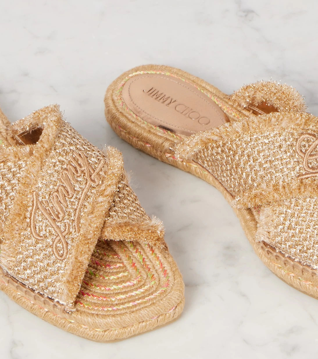Jimmy Choo - Aciel espadrille slides