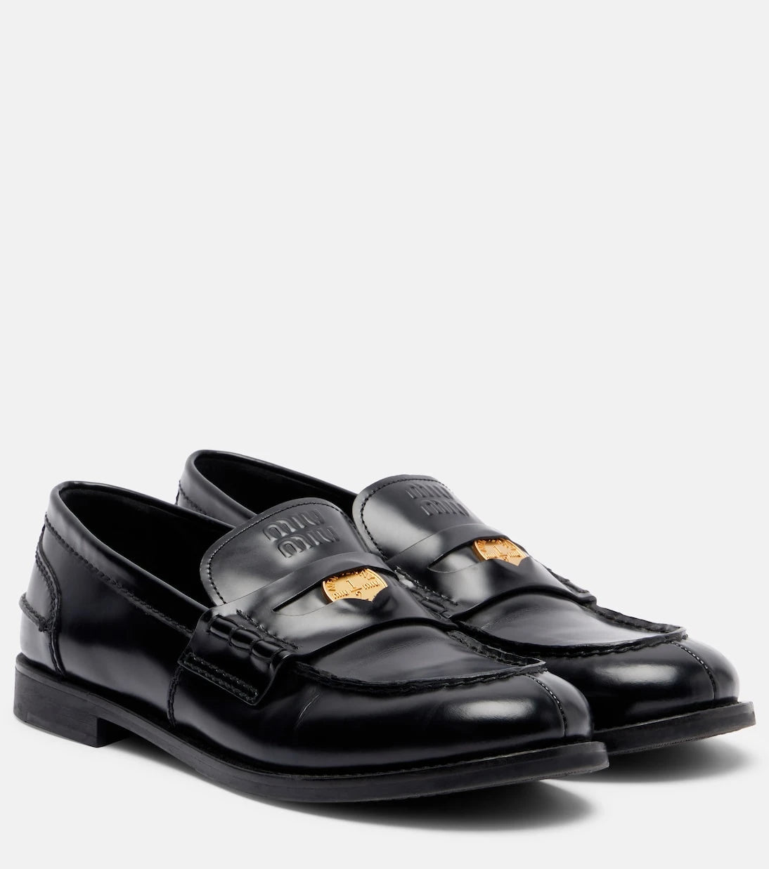 Miu Miu - Leather loafers