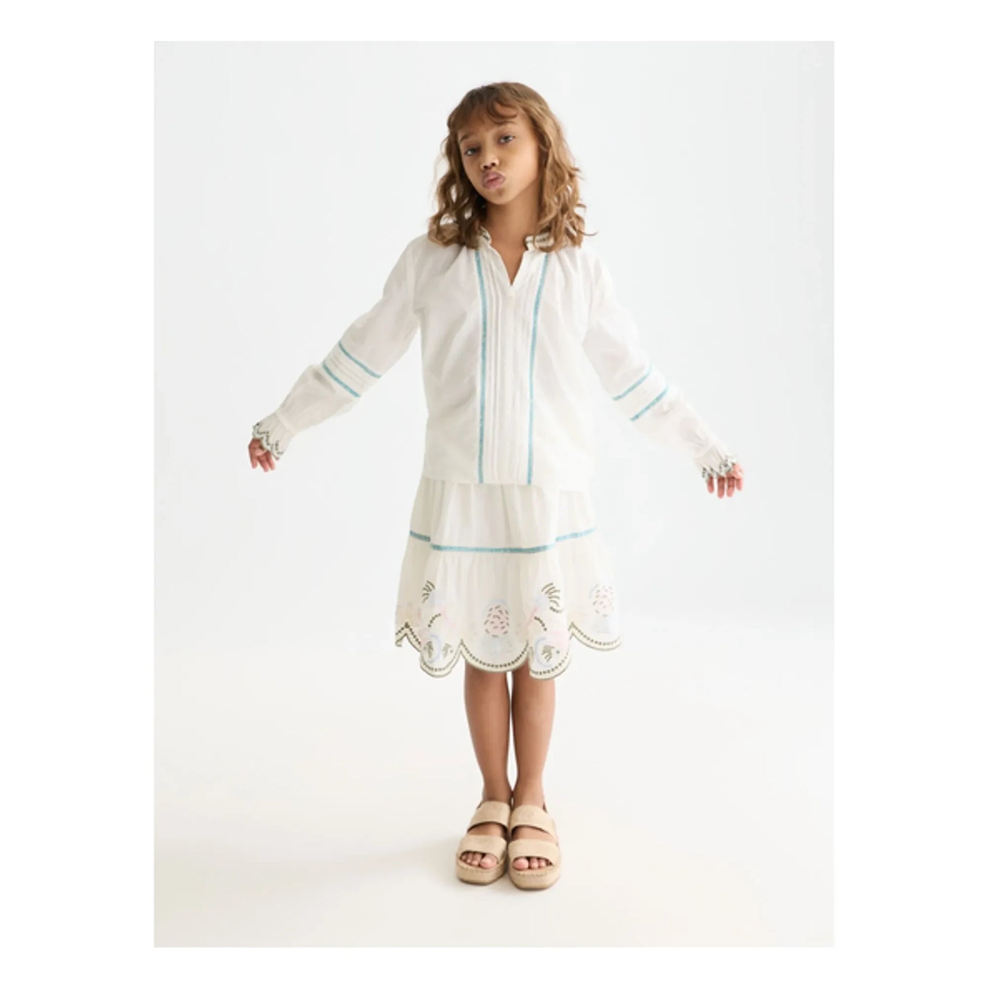 Scotch & Soda - Embroidered blouse | Ecru