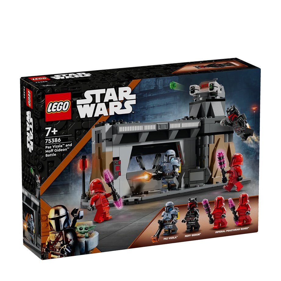 Star Wars Paz Vizsla and Moff Gideon Battle 75386