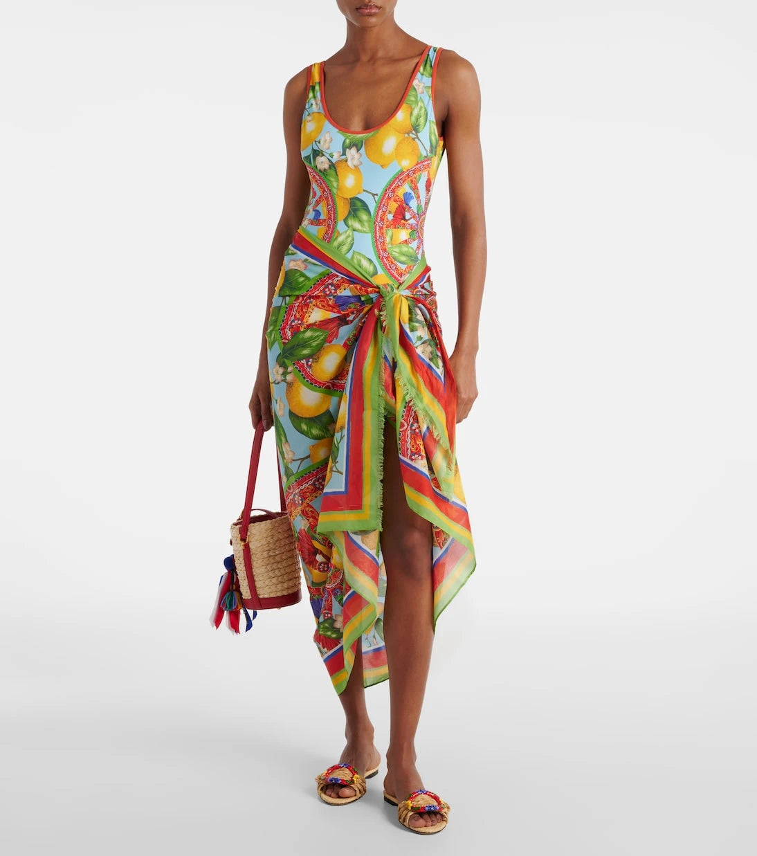 Dolce&Gabbana - Printed swimsuit