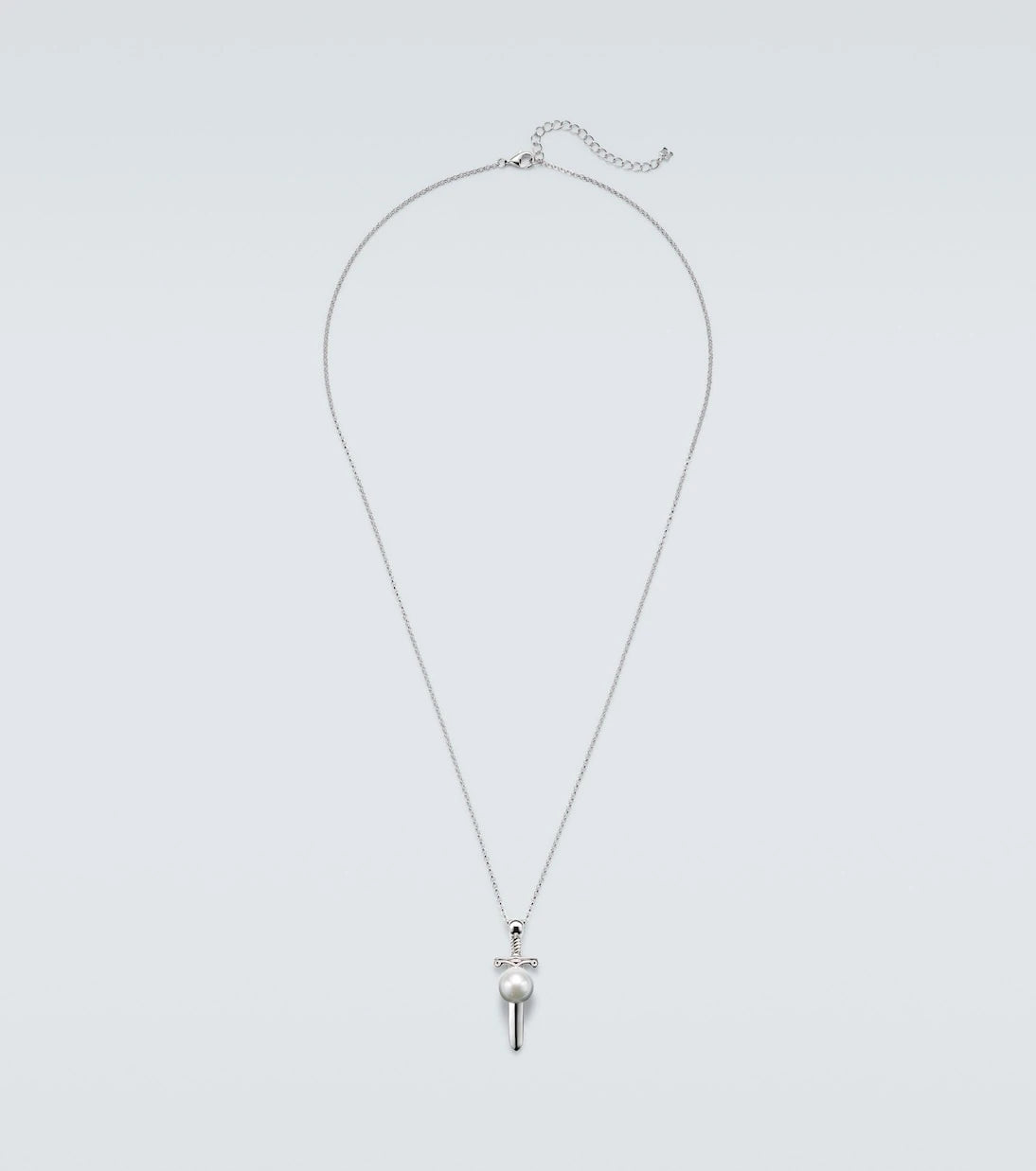 Mateo - Sterling silver pendant necklace with pearl