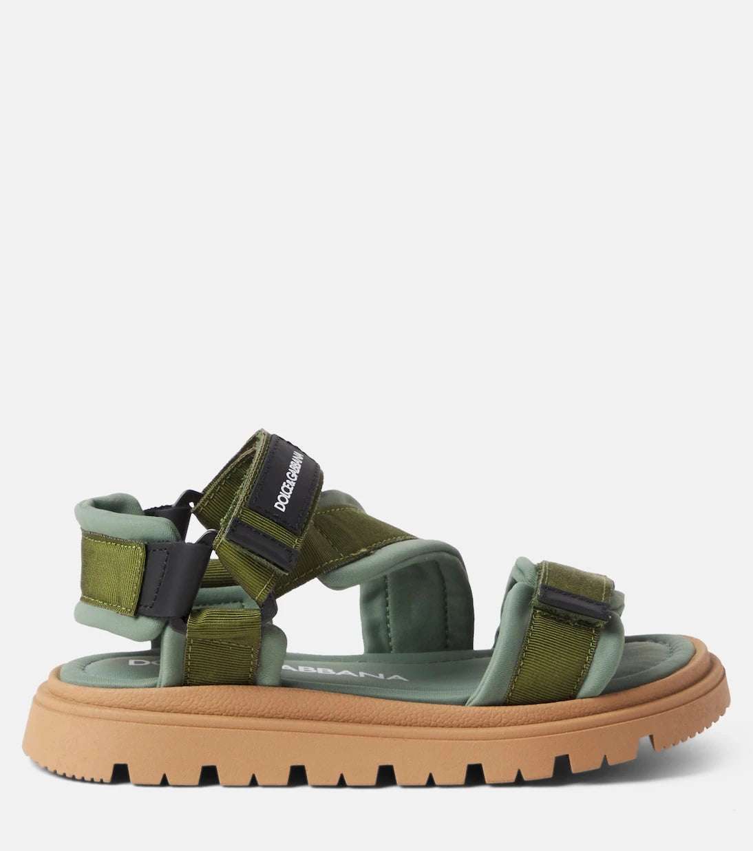 Dolce&Gabbana Kids - Logo grosgrain sandals