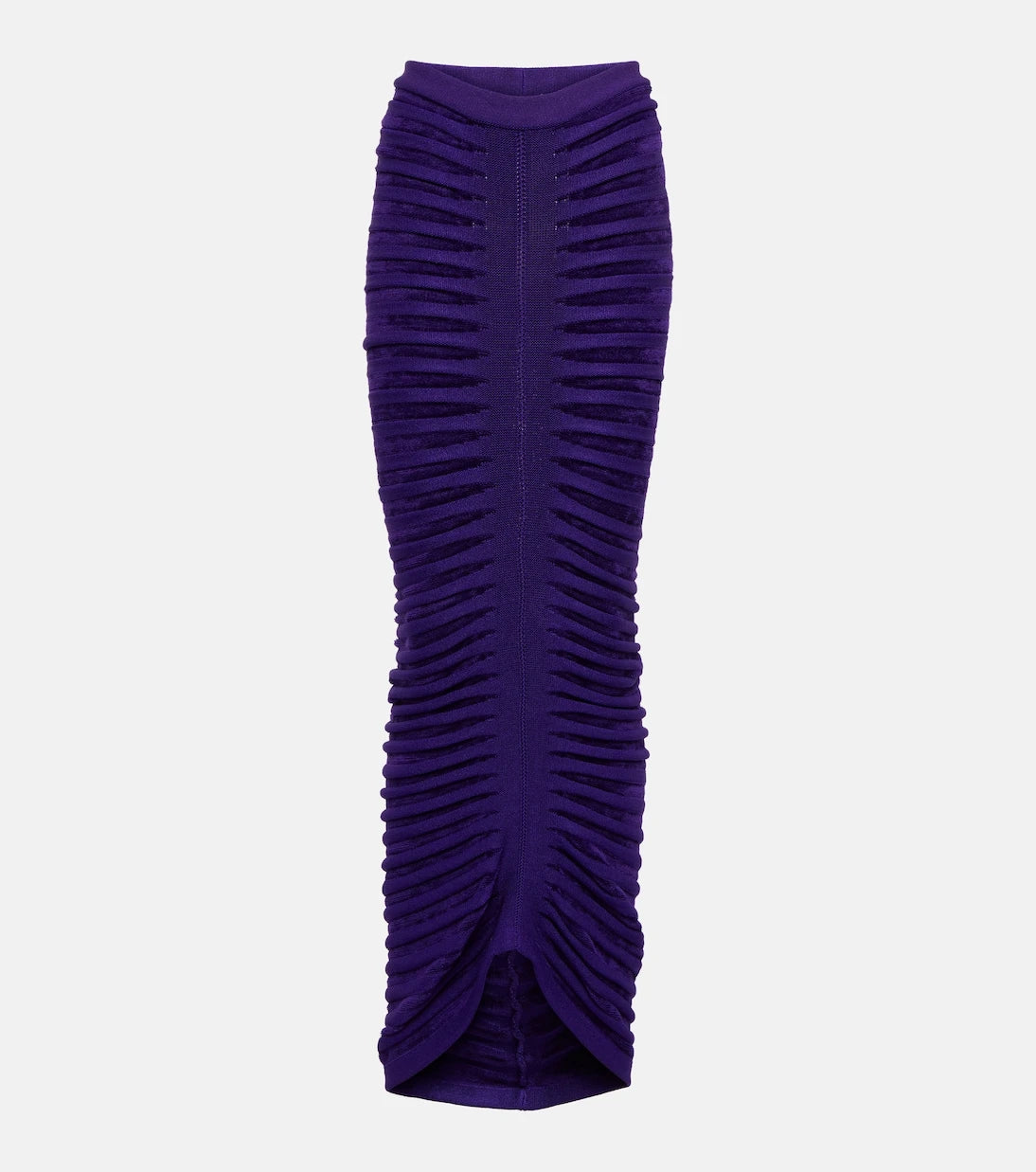 Alaïa - Ruched maxi skirt