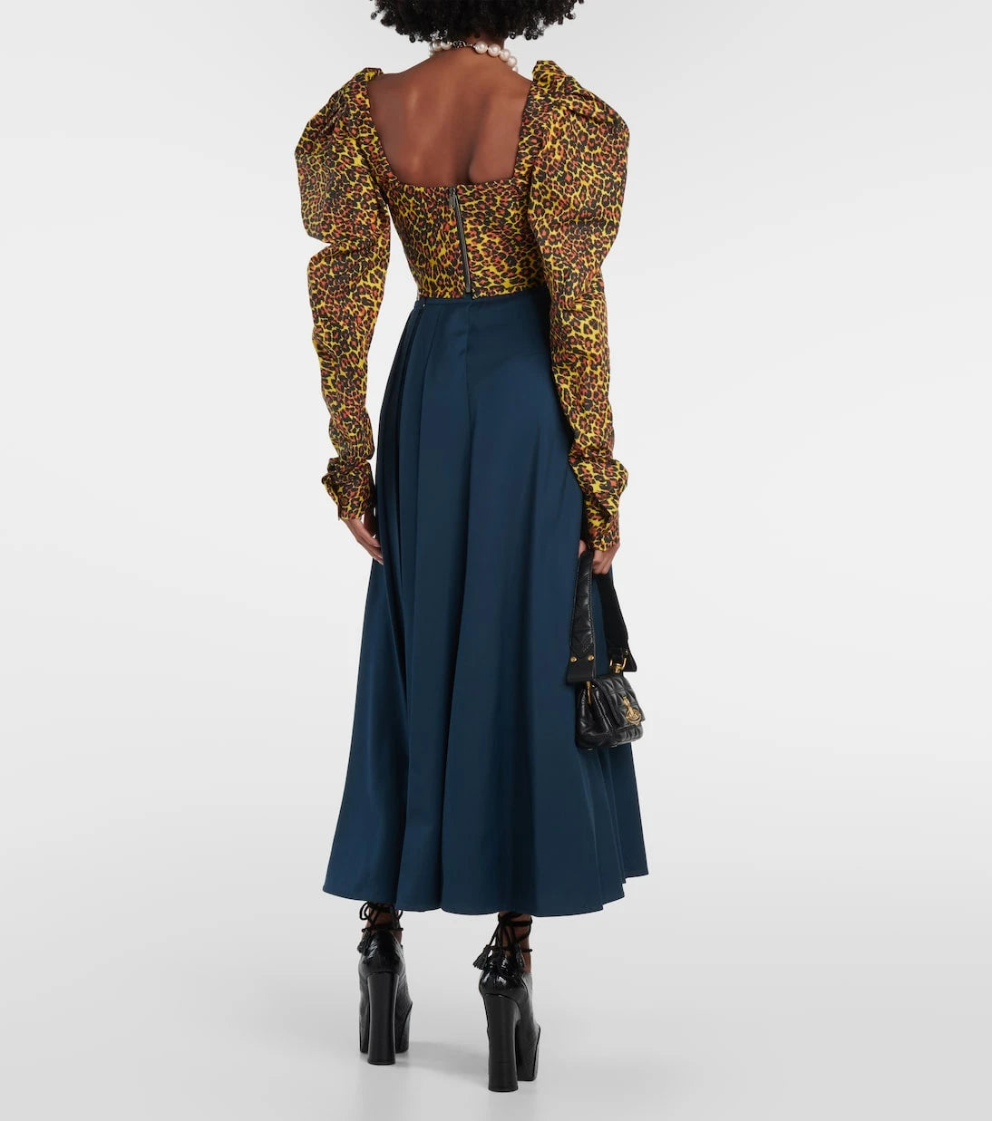 Vivienne Westwood - Sunday leopard-print corset top