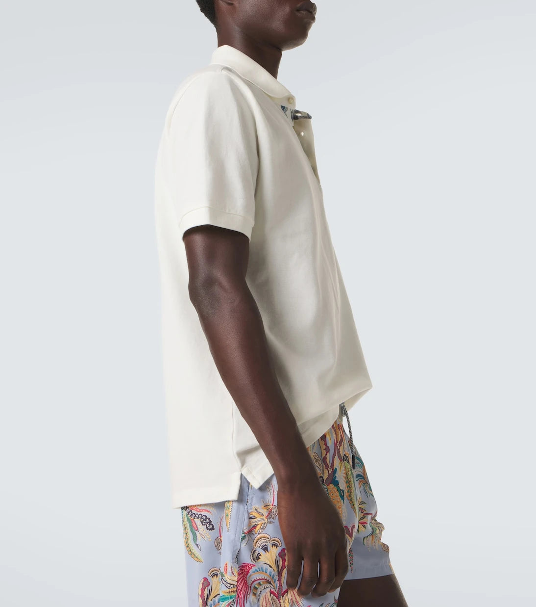 Etro - Pegaso cotton piqué polo shirt