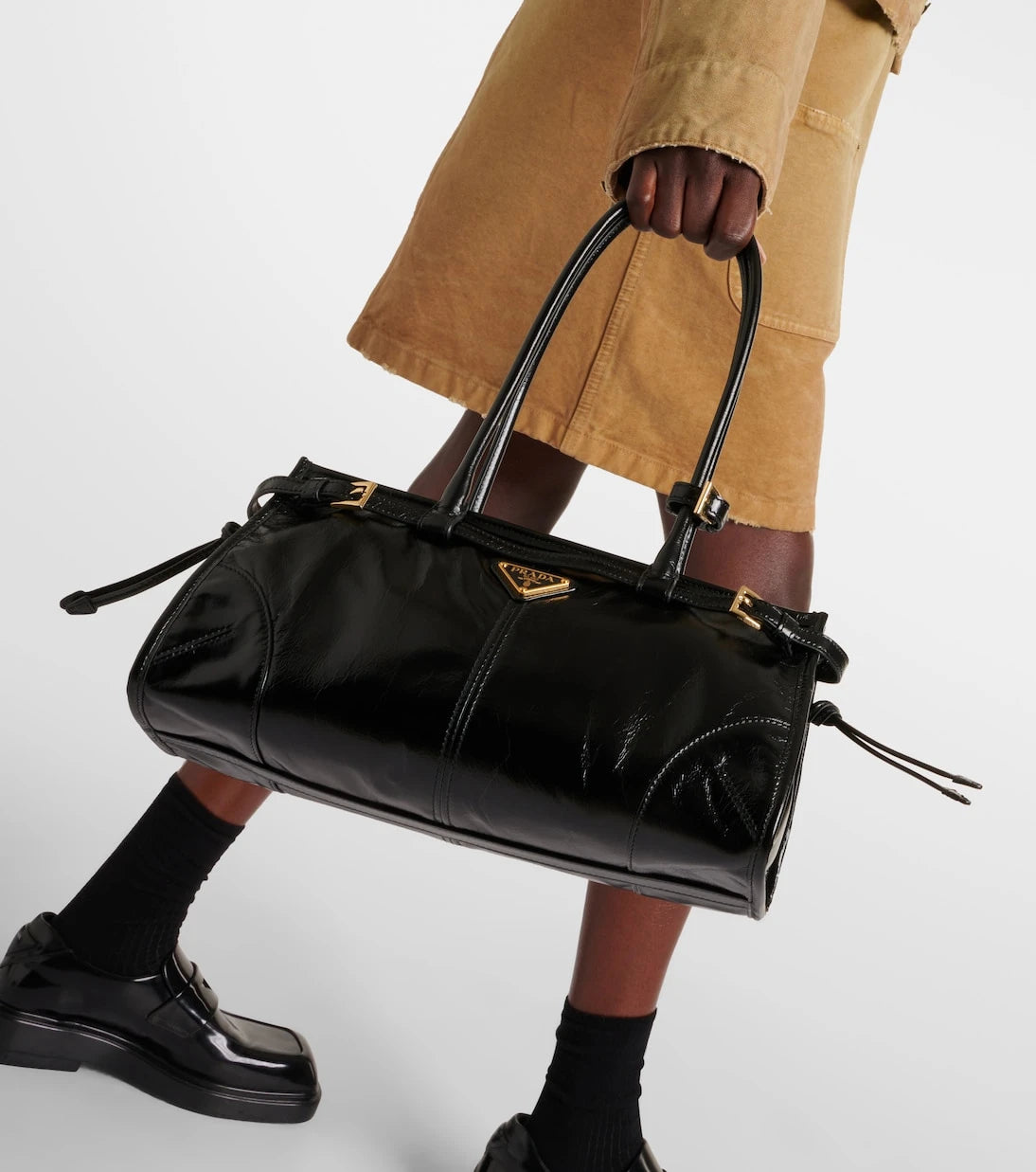 Prada - Prada Bonnie Medium leather shoulder bag