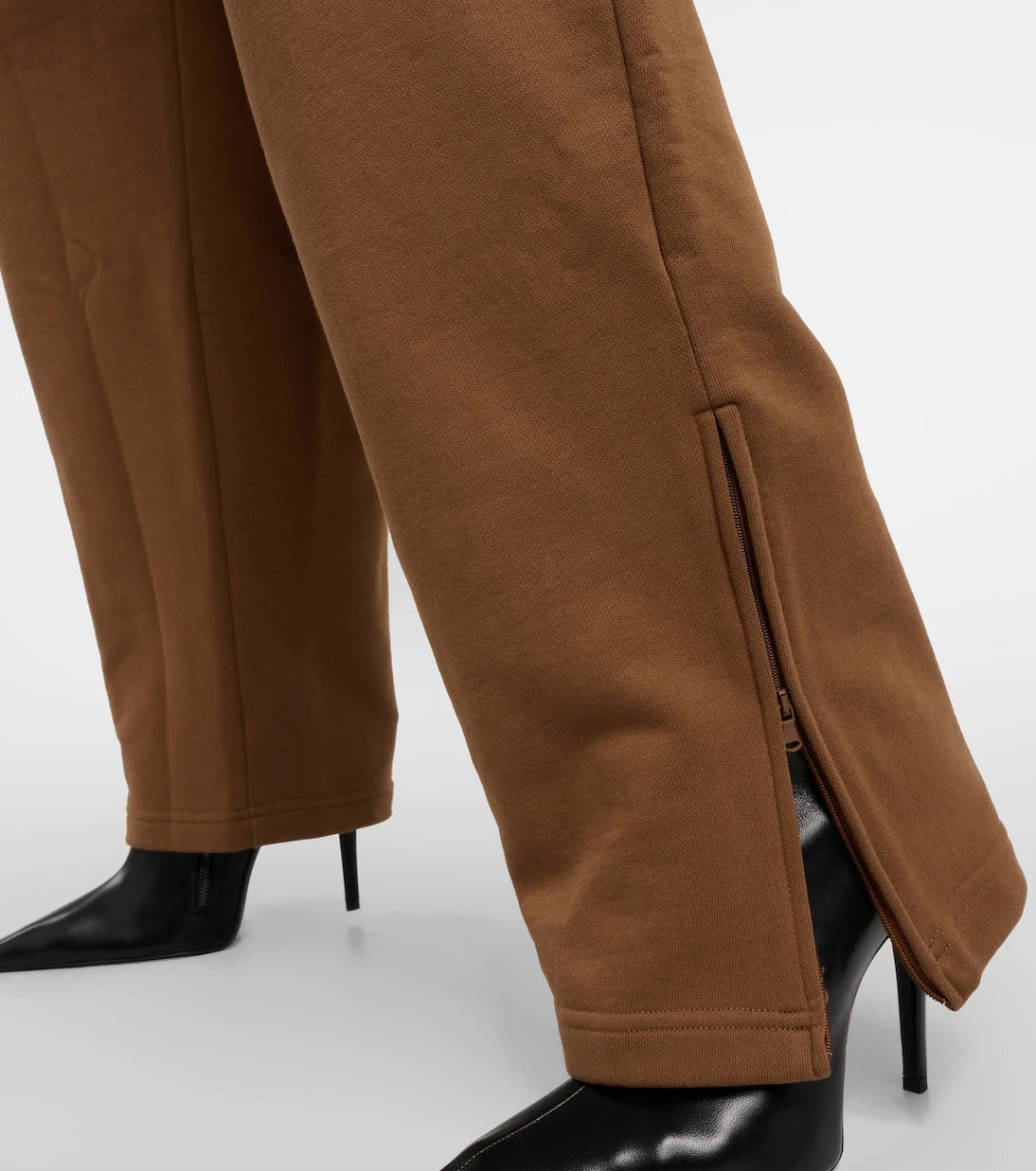 Wardrobe.NYC - x Hailey Bieber cotton jersey track pants