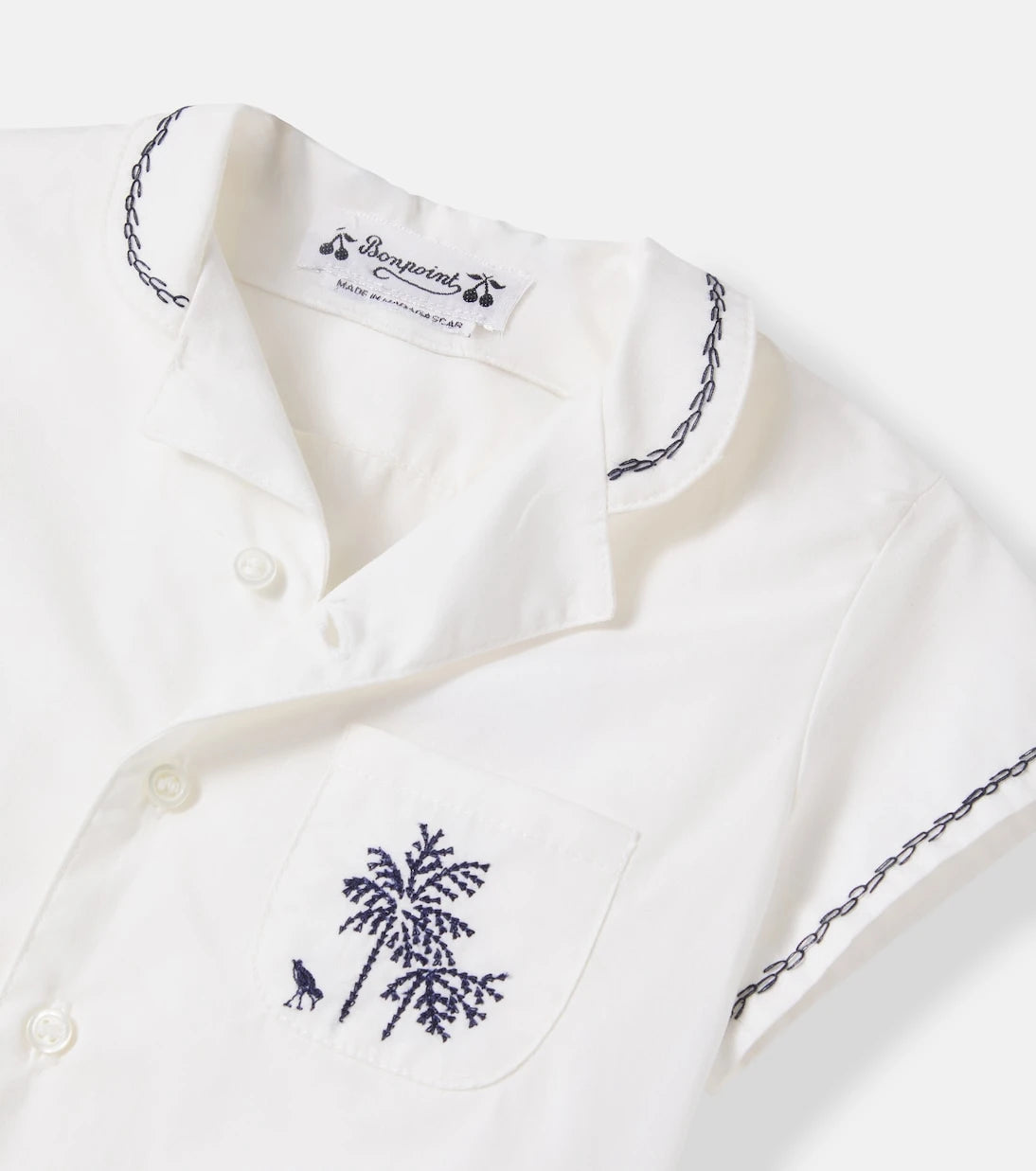 Bonpoint - Baby Lennard embroidered cotton shirt