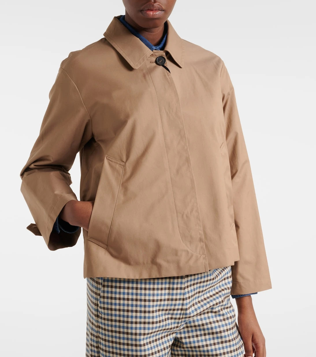'S Max Mara - Bambola pamuklu gabardin ceket