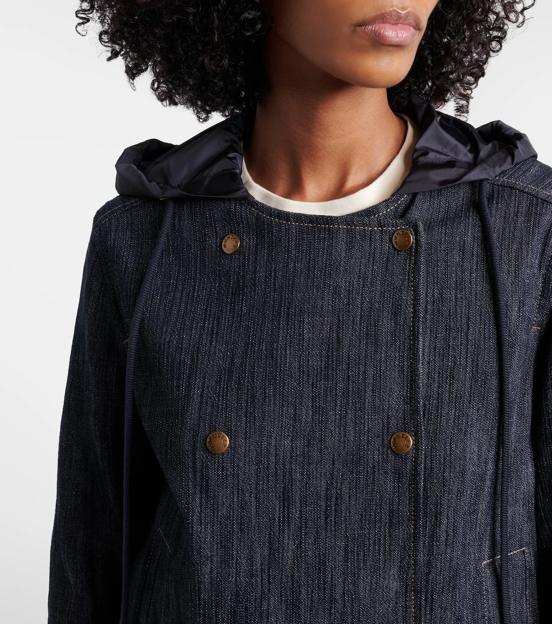 Moncler - Diervilla double-breasted denim jacket