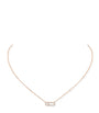 Messika Pink Gold and Diamond Move Uno Necklace