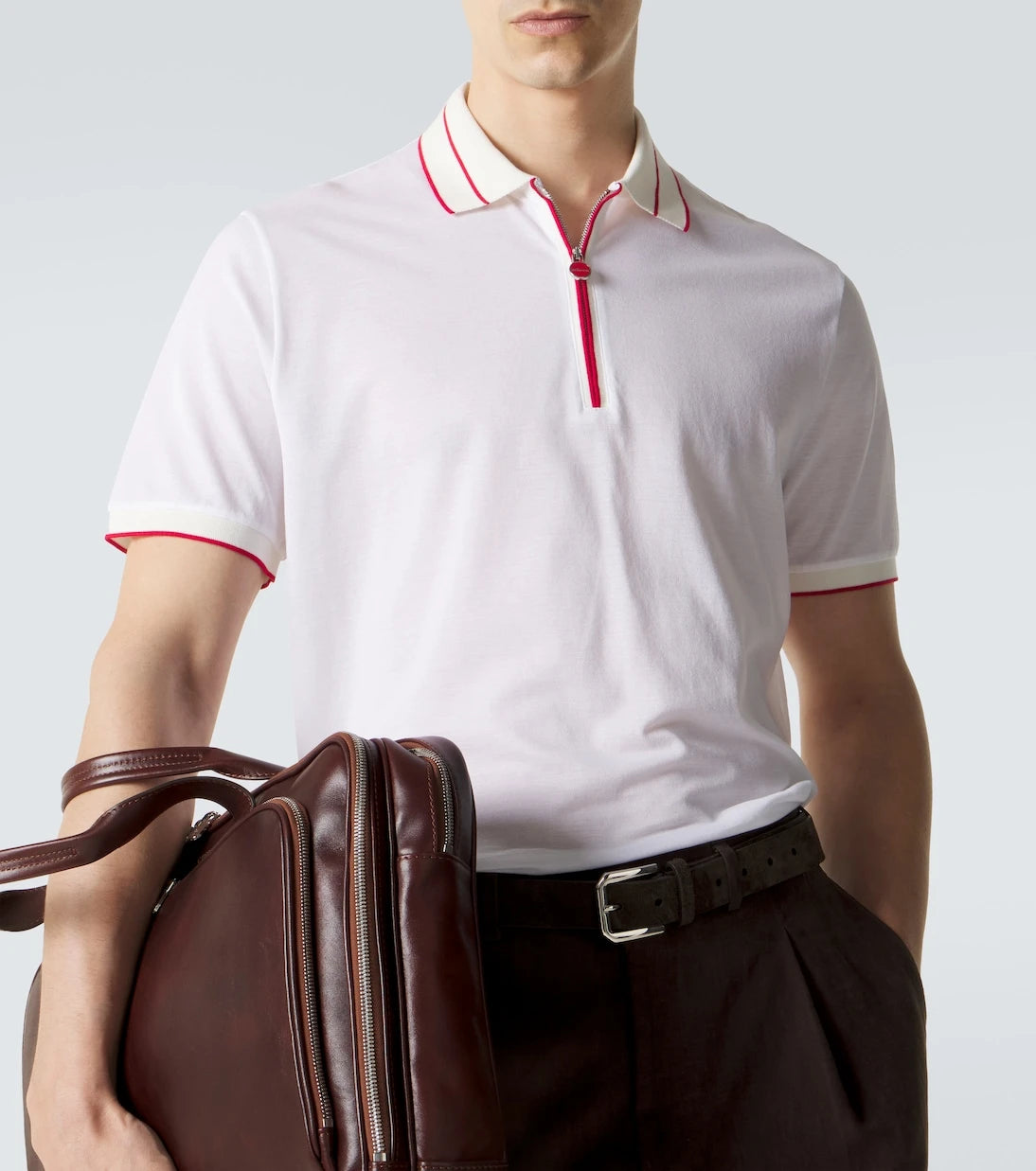 Kiton - قميص بولو من قطن البيكيه