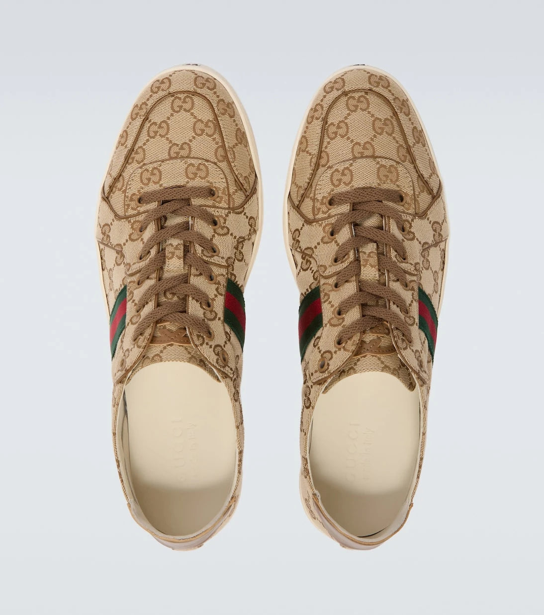 Gucci - Stretch GG canvas low-top sneakers