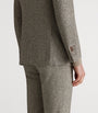 Grey Wool Donegal Tweed Bourdon Blazer